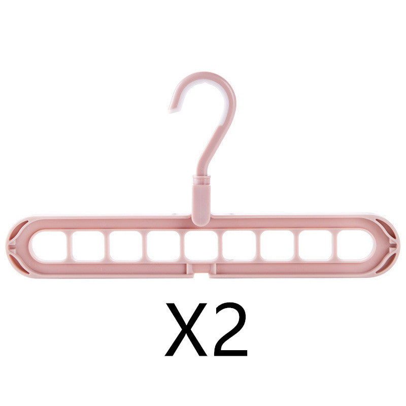 9-hole Clothes Hanger Organizer Space Saving