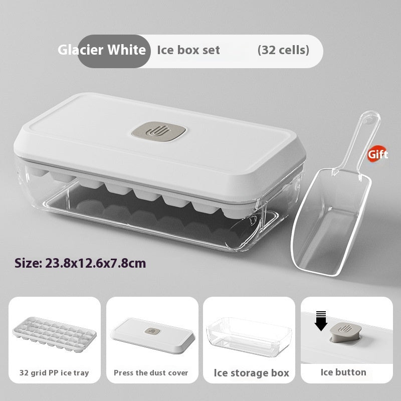 32 Grid Silicone Ice Cube Tray