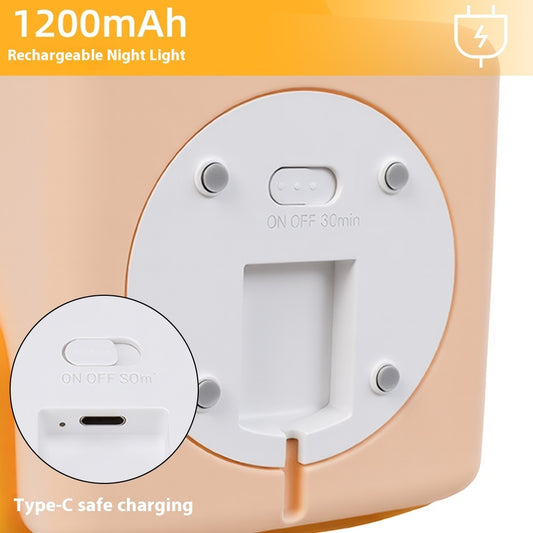 Creative Small Night USB Charging Silicone Pat Lamp