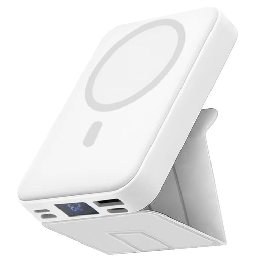 MagSafe Power Bank 10000mAh – Wireless & USB-C Fast Charging 22.5W with LED Display, Compatible with iPhone 16/15/14/13/12