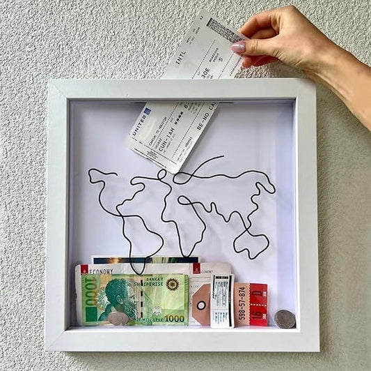 Adventure Archive Box Adventure File Box Ticket Storage Box Postcard Souvenir Money Box