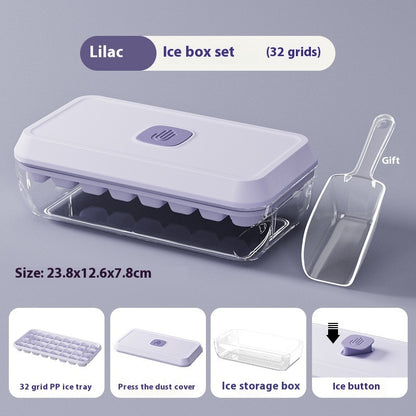 32 Grid Silicone Ice Cube Tray