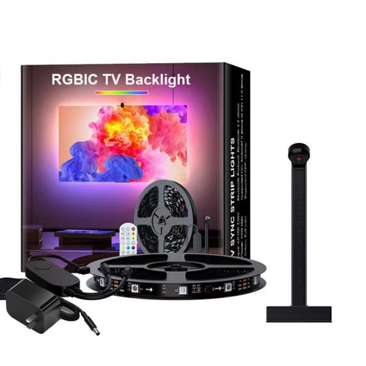 Cross-border Led Light Bar Bluetooth Synchronous TV Background With Screen Light With Camera Color Atmosphere
