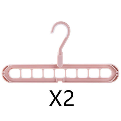 9-hole Clothes Hanger Organizer Space Saving