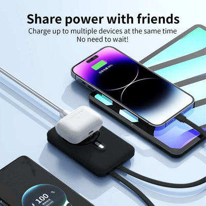 MagSafe Power Bank 10000mAh – Wireless & USB-C Fast Charging 22.5W with LED Display, Compatible with iPhone 16/15/14/13/12
