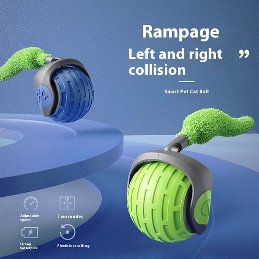 New Interactive Cat Toys Ball Auto Electric Rolling Ball