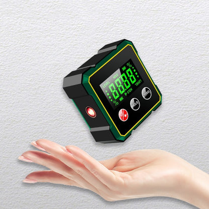 Magnetic Digital Angle Finder With Electronic Laser Gauge