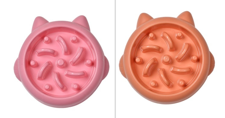 Pet Dog Cat Slow Feeder Bowls Anti Choking Slow Feeder