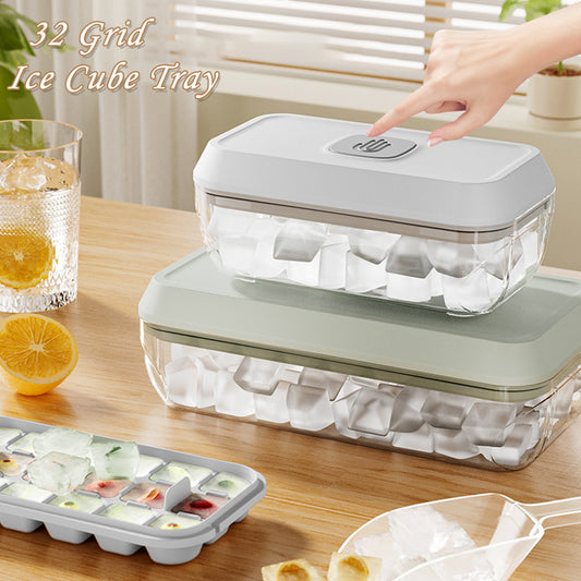 32 Grid Silicone Ice Cube Tray
