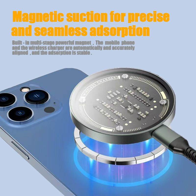 The Qi Wireless Charger 15w Magnetic Wireless Fast Charging