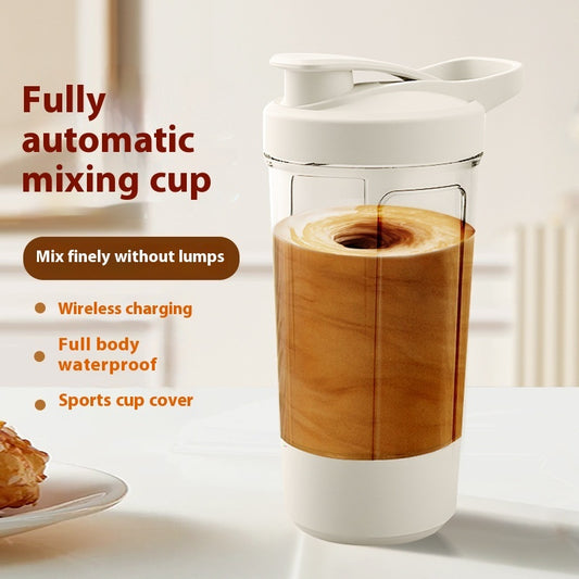 400ML 14oz   Electric Protein Powder Mixing Cupatic   Automatic  Shaker Mixer Shake Bottle Milk Coffee Blender Kettle Fro Gym 1200mAh