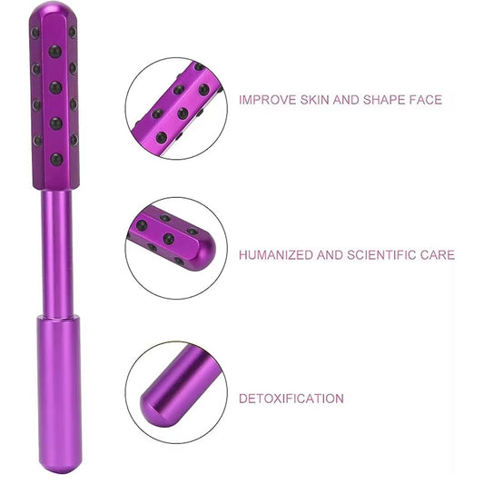 Massagetick Facial Roller Face Lift Bar Anti Wrinkle Facial Massager
